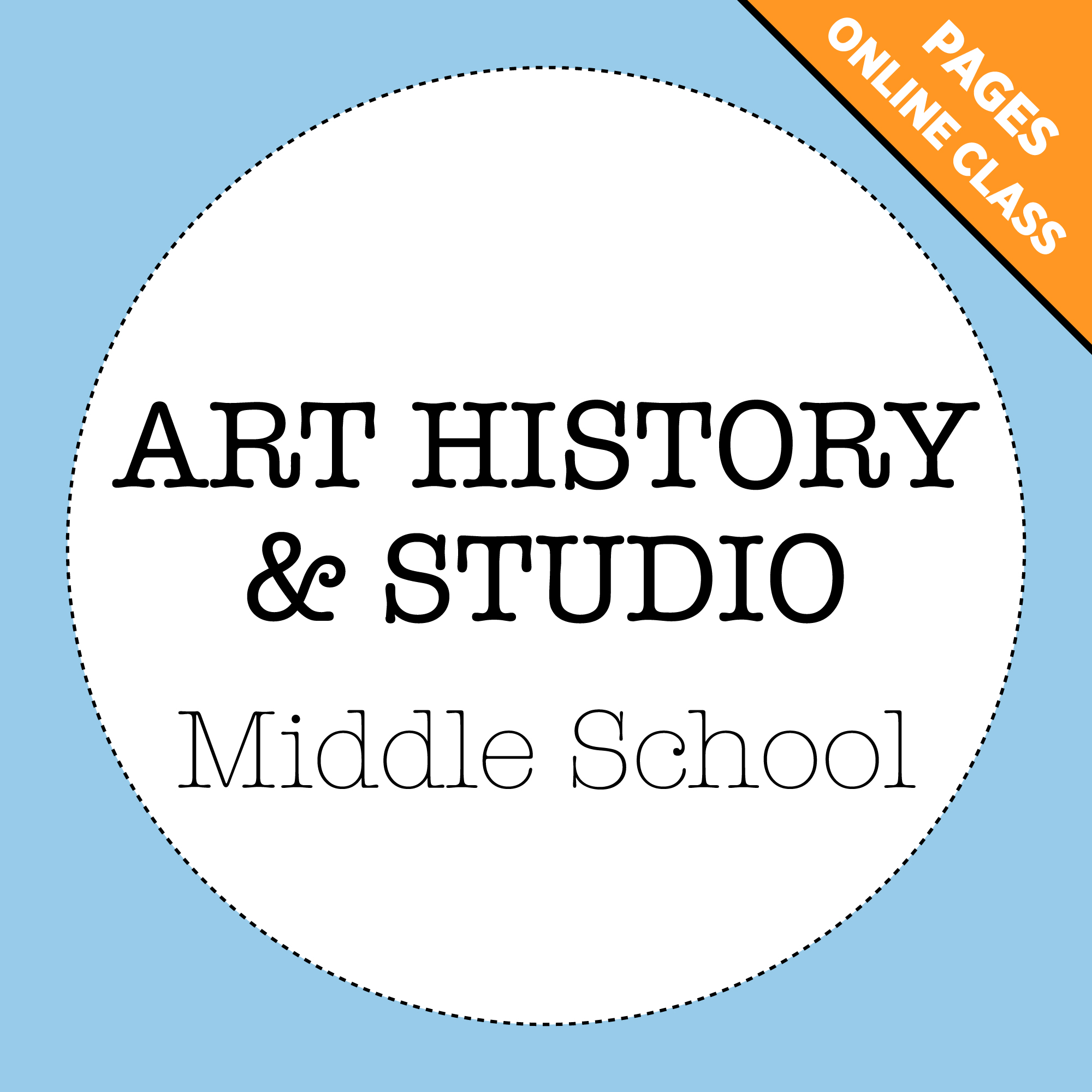 Class: Art History and Studio - Hokusai (Middle School)